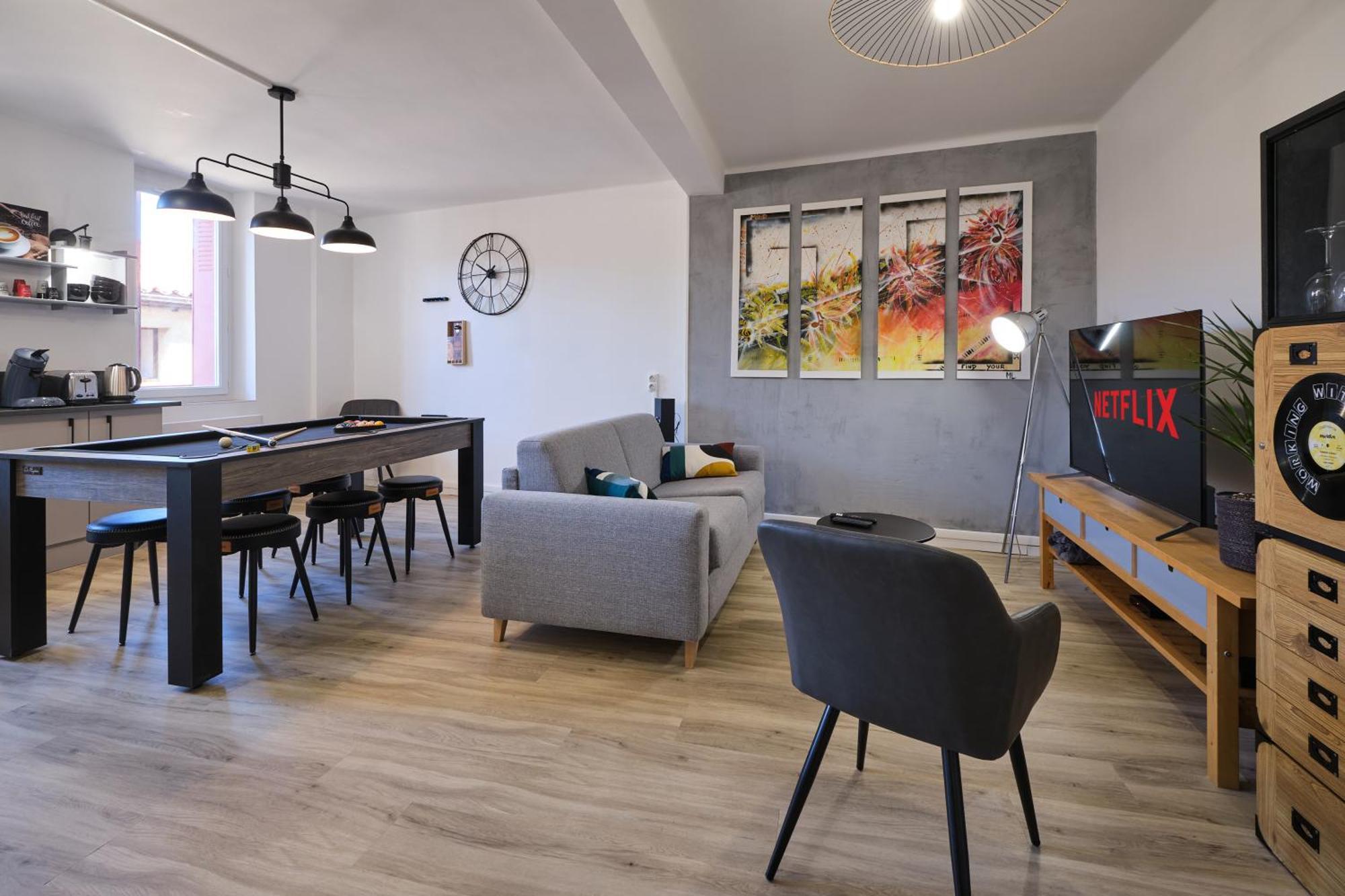 Magnifique*T4*Centre Ville*Wifi*Billard*Netflix* Limoux Exterior photo